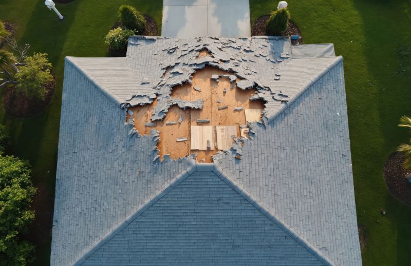 Storm Damage Roof Repair detail